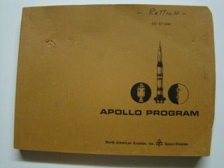 May 1967 Nasa Apollo Program By North American Aviation Space Division Book
