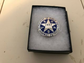 OBSOLETE TEXAS DEPARTMENT OF PUBLIC SAFETY HIGHWAY PATROL POLICE LAW BADGE 2