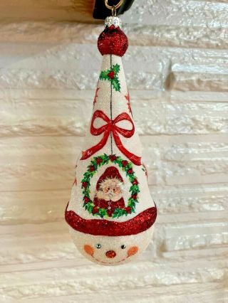 Patricia Breen Designs 2005 " Grand Snowman " Red/bejeweled Neiman Marcus Exclusiv