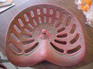 Antique Cast Iron Albion Implement Seat A60,  Rated 3 Real Cast Iron Seat