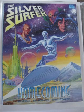 Rare Silver Surfer: Homecoming Gn,  1st Print,  Jim Starlin,