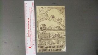 Boy Scout Camp Resolute Postcard Massachusetts 0131ii