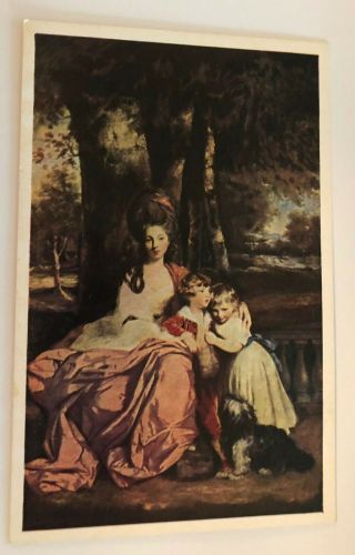 Lady Elizabeth Delme Her Children Postcard National Gallery Of Art Washington Dc