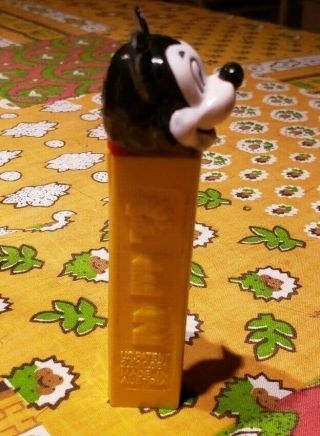 1950 / 1960 Micky Mouse No Feet Die Cut Pez Dispenser.  Looks & Great.