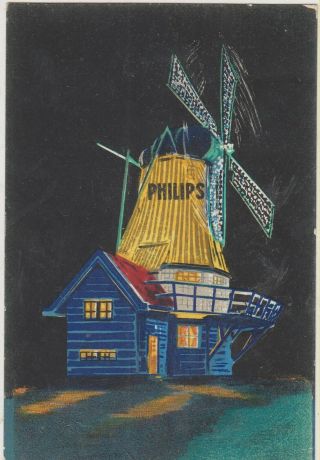T) Advertising Postcard Philips Circulated 1924