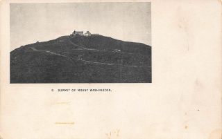 Vtg Ca1905 Postcard Mt Mount Washington Summit House Udb Hampshire Nh B34