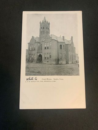 1900s White County Courthouse Sparta Tennessee Photo Postcard