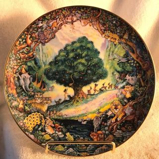 Franklin Heirloom Collectors Plate Paradise By Bill Bell.  Limited Edition