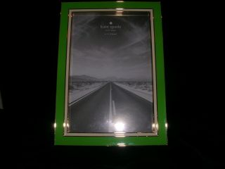 Kate Spade York Picture Frame " Portland Place " Green/cream 4 X 6