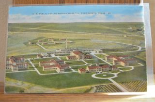 1948 Us Public Health Service Hospital - Fort Worth Texas Postcard
