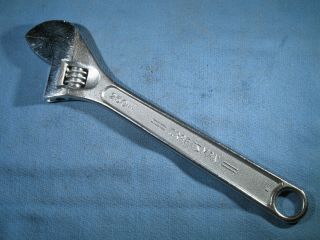 Craftsman Usa 10 " Adjustable Wrench 44604 Wf Made In Usa