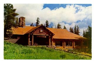 Cedar Breaks National Monument Utah Lodge Postcard Vintage Unposted