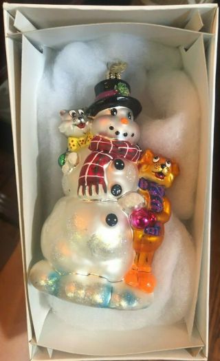 " Snow Paws " Christopher Radko Christmas Ornament