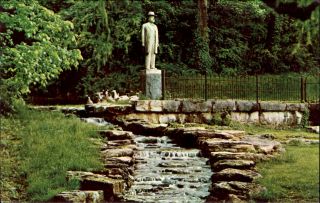 Jack Daniels Distillery Statue And Spring Lynchburg Tennessee Tn