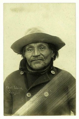 Chief Taholah - Quinault Indian Tribe Leader Washington State 1900 