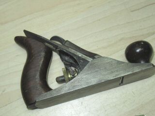 Old Stanley 1 smooth plane solid collectible tool example sweet heart era 4