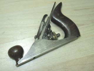 Old Stanley 1 smooth plane solid collectible tool example sweet heart era 7