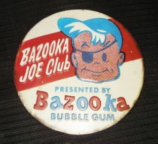 Vintage Like Tin Bazooka Joe Sign Bubble Gum Design Nr