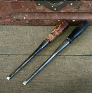 Vintage Stanley 1/4” Beveled Edge Socket Chisel Winchester 5/16” Firmer Mortise