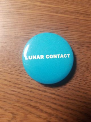Apollo 11 / Orig Nasa " Lunar Contact " Button By Grumman