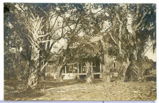 Rppc Real Photo Postcard Early Home At R.  F.  D 54 St Petersburg Florida 1910