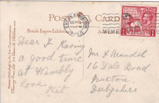 Wembley 1924 - Lake Ave By Fleetway With 1925 Wembley 1d Stamp & Cancel
