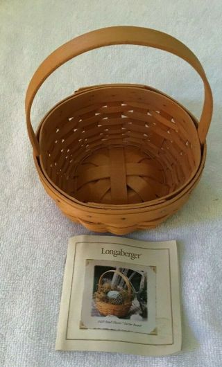 Longaberger 2001 Small Easter Basket - Classic Stain