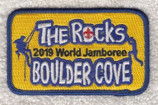 A956 24th World Scout Jamboree 2019 - The Rocks - Rock Climbing Patch