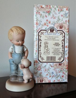 Memories Of Yesterday Figurine “i’ll Never Leave Your Side” 1998 Enesco