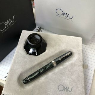 Omas Paragon Arco Verde Fountain Pen 14k Extra Flessible Limited Only 80 Made