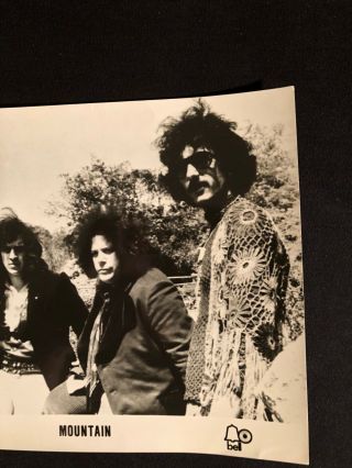1970 MOUNTAIN LESLIE WEST FELIX PAPPALARDI CORKY LAING 3 BELL RECS PROMO PHOTOS 4