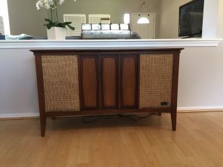 Vintage Zenith Stereo Console Mm2601 - Early 60s Mid Century Furniture