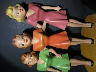 1940S RUBBERLITE ADVERTISING MANNEQUIN ANDREW SISTERS Rubber Products D237 QQ 2