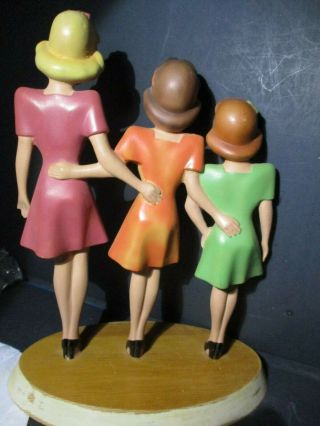 1940S RUBBERLITE ADVERTISING MANNEQUIN ANDREW SISTERS Rubber Products D237 QQ 7
