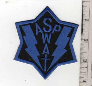 Arkansas State Police Swat Patch Dark Blue