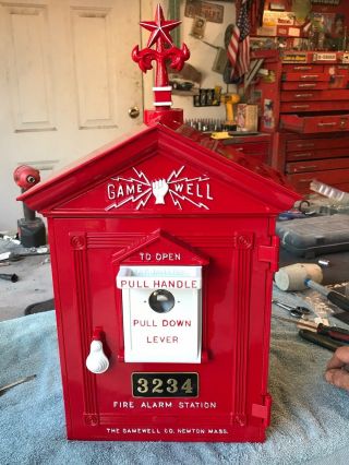 Gamewell Fire Alarm Call Box 1924 Style