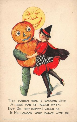 M1431 Samuel Schmucker Halloween Postcard