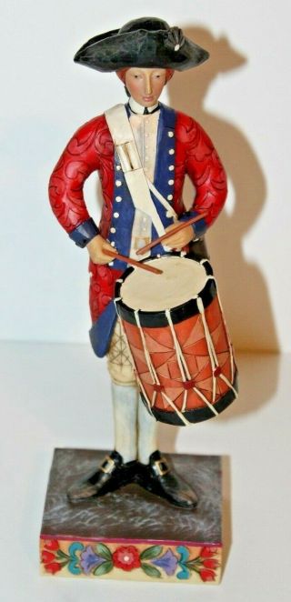 Jim Shore Williamsburg 4026287 A Drummers Call Is Clear And Steady Figurine