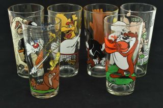 Warner Bros Pepsi 1976 Looney Tunes Set Of 6 Drinking Glass