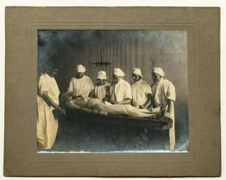 Large Surgical Or Autopsy Photograph.  Circa 1900.