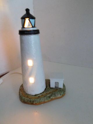Lefton 1823 Ocracoke Nc Collectible Lighthouse Lamp Night Light