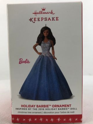 Holiday Barbie Ornament Inspired By The 2016 Holiday Barbie Doll.