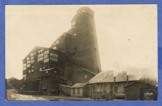 Edwardsville,  Pa,  No.  4 Coal Breaker,  Rppc,  Real Photo Postcard