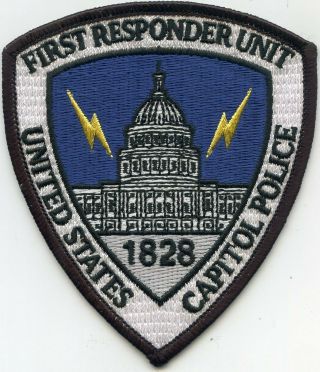United States Capitol First Responder Unit Washington Dc Swat Police Patch