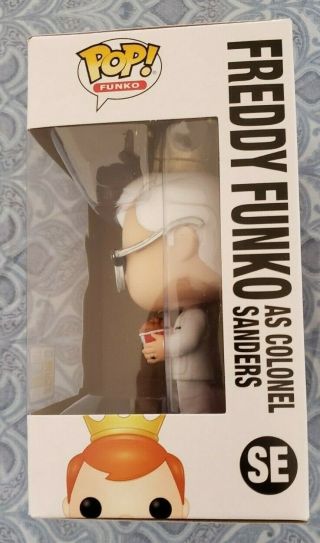 2019 SDCC Funko Fundays Freddy As KFC Colonel Sanders LE 450 With Pop Protector 2