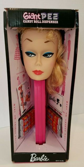 Mattel Giant Barbie Pez Candy Roll Dispenser