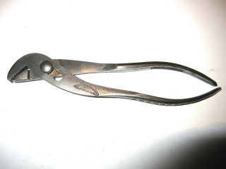 Vintage Snap - On Vacuum Grip No.  105 Small Slip Joint Pliers In Good Cond.