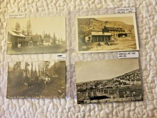 Real Photo Postcards: Eight Montana Town Scenes.  From the estate of E.  F.  Mueller. 3