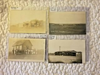 Real Photo Postcards: Eight Montana Town Scenes.  From the estate of E.  F.  Mueller. 5