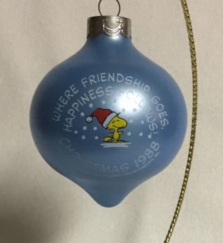 Peanuts Christmas Tree Ornament By Hallmark Woodstock & Snoopy 20449